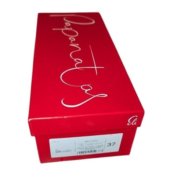 NEW Papanatas Handmade Lace Up Ankle Wrap Ribbon Tie Slingback Flat Espadrille - Picture 3 of 5